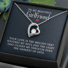 ShineOn Fulfillment Forever Love Necklace featuring elegant jewelry with a heart pendant for expressing love and affection.